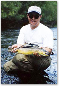 Wild Brown, Rainbow, and Cutthroat trout inhabit this section in vast numbers